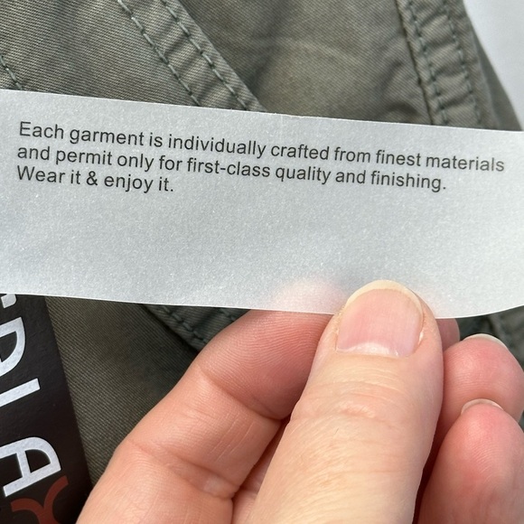 Galaxy by Harvic Men's Belted 100% Cotton Utility Cargo Shorts - Grey - size 36 - Picture 8 of 8